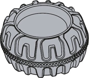 Rotellina di ricambio per monopattino Pico (anteriore/posteriore) JAMARA - 1 pezzo