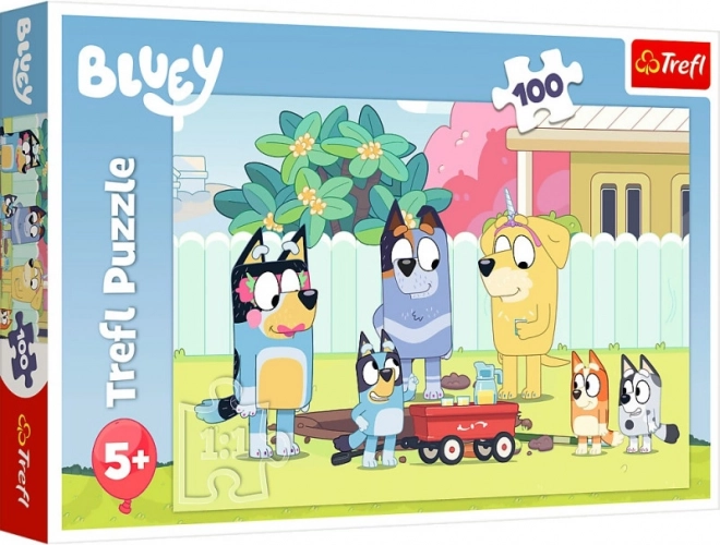 Puzzle TREFL BLUEY 100 pezzi – mondo allegro