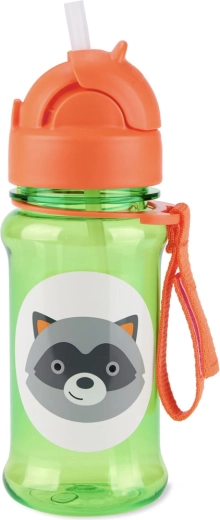Skip Hop Zoo bottiglia in Tritan con cannuccia procione 355 ml