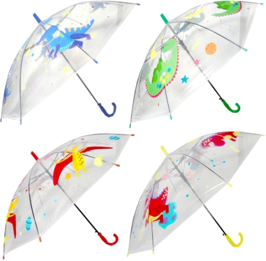 OmbrellO automatico per bambini con dinosauri