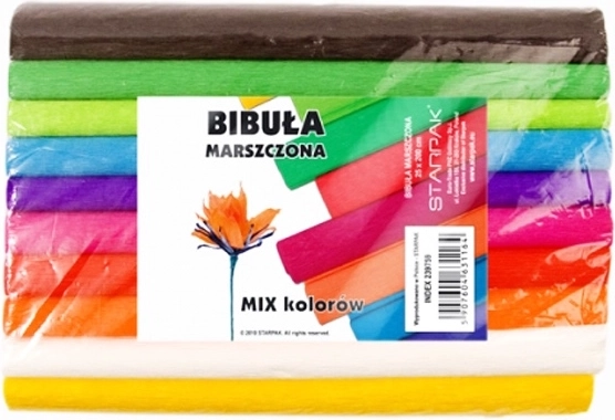 Carta crespa colorata – set da 10 pezzi