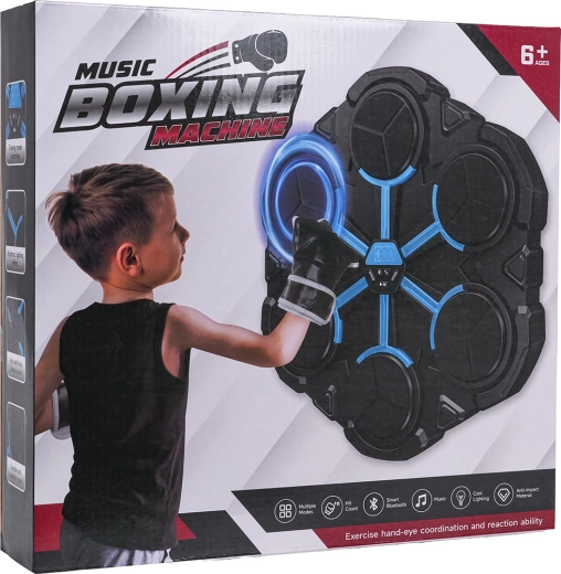 Tavola da boxe con luci e suoni, Bluetooth e display LED