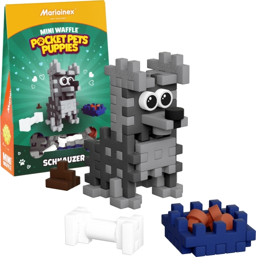 Costruzioni Mini Waffle Pocket Pets – cucciolo di schnauzer
