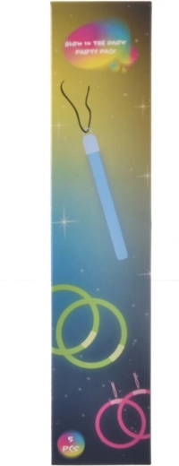 Bastoncini luminosi in plastica UH, mix di colori, 5 pz