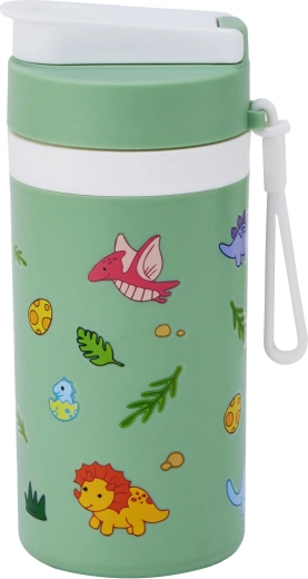Borraccia termica per bambini TORO 400 ml con beccuccio dinosauri