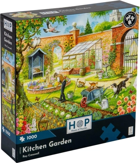 House of Puzzles Puzzle Lavori in giardino 1000 pezzi