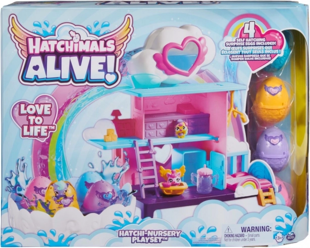 Hatchimals set di gioco Mondo Arcobaleno schiusa nell'acqua