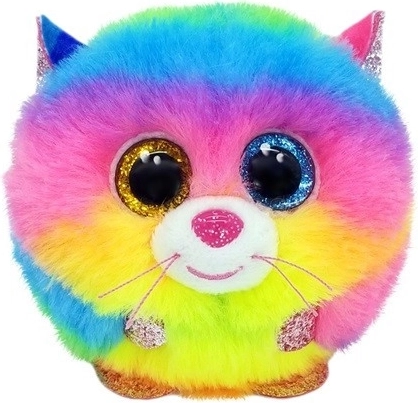 Pelouche Ty Puffies gatto Gizmo arcobaleno 8 cm