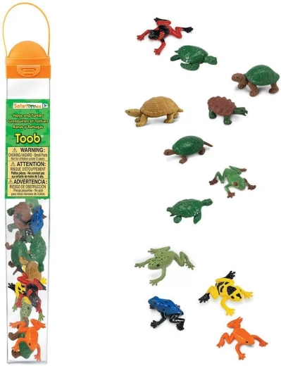 Safari Ltd. Toobs tubo rane e tartarughe