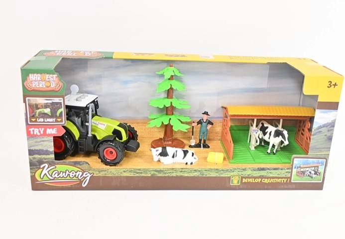 Set da fattoria per bambini con trattore (7 pezzi)