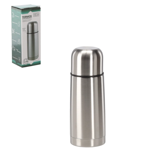 Thermos 350 ml in acciaio inox con lunga mantenuta della temperatura