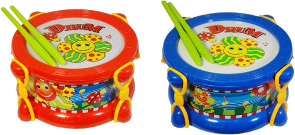 Tamburo musicale per bambini con bacchette