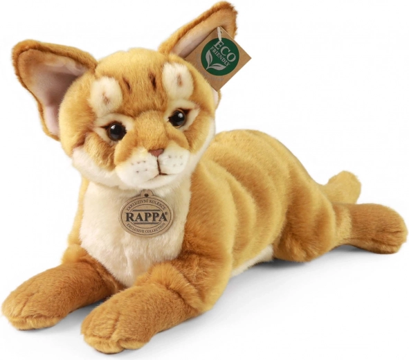 Gatto di peluche abissino 30 cm eco-friendly