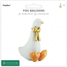 Palloncino in foil a forma di oca in piedi 72 × 91 cm