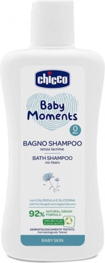 Chicco gel doccia 2 in 1 per capelli e corpo Baby Moments 200 ml