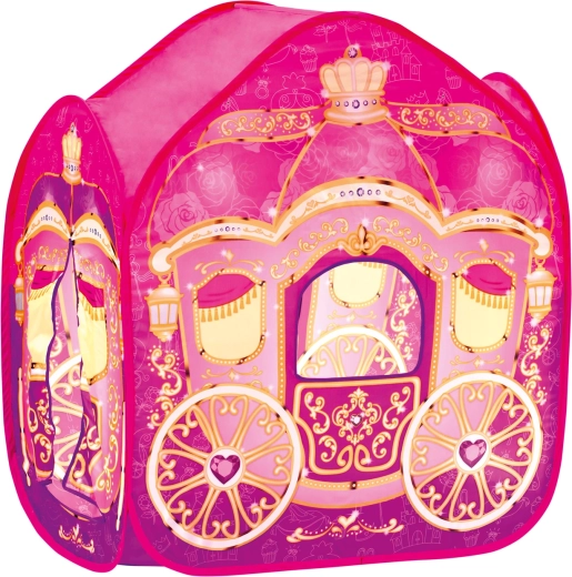 Tenda a forma di carrozza per principesse