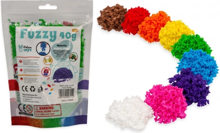 Pasta modellabile in schiuma Fuzzy Adam Toys 40 g