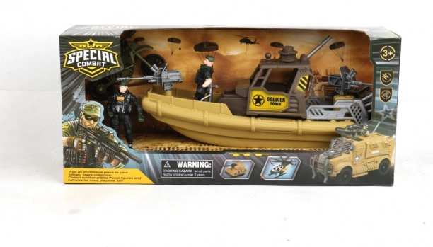 Set di gioco militare Pattuglia a bordo