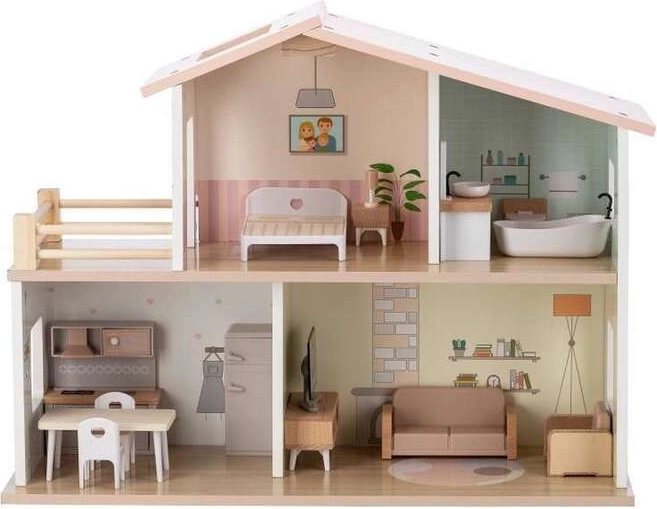 FREEON Free2Play casa delle bambole Ella con accessori