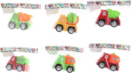 Camion da costruzione in plastica con occhi per bambini