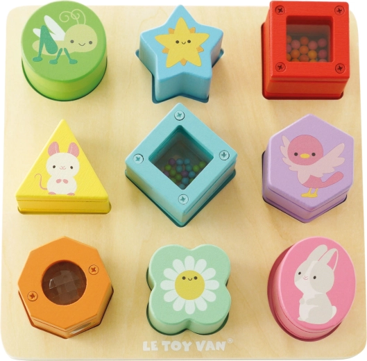 Le Toy Van sorter sensoriale in legno per forme con blocchi