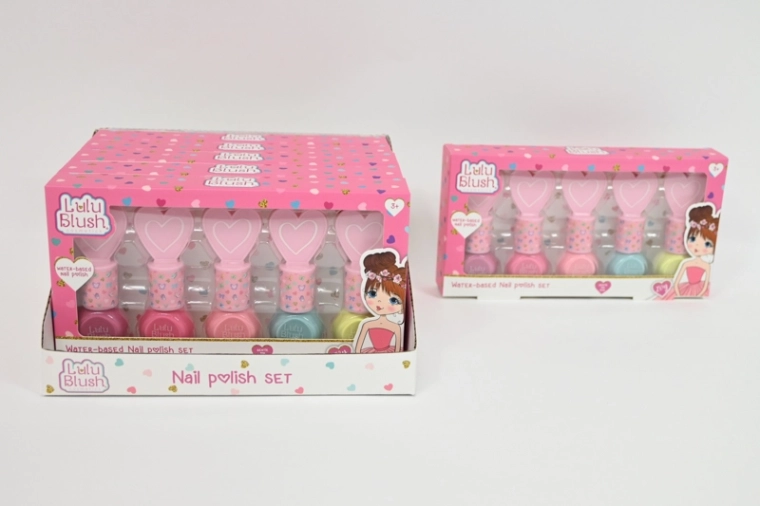 Create it! luluBlush set di smalti per unghie a base d’acqua per bambini (5 pz)