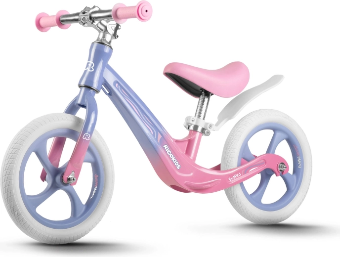 Bicicletta senza pedali per bambini Ricokids Funnu in magnesio 12” con ruote in EVA