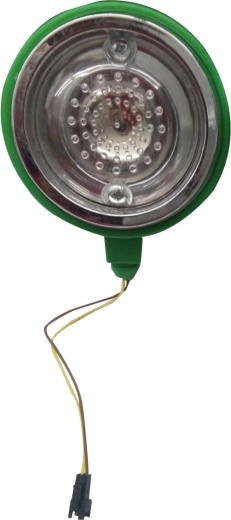 Faro anteriore per veicolo elettrico Ride-on Power Drag verde con connettore nero