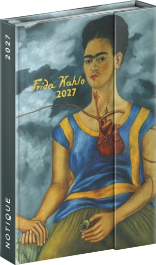 Agenda magnetica settimanale Notique Frida Kahlo 2027, 11 × 16 cm