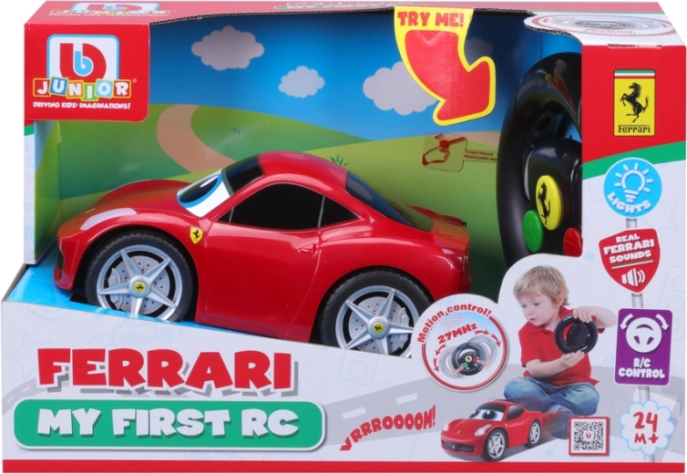 BB Junior Ferrari 458 Italia con luci e suoni