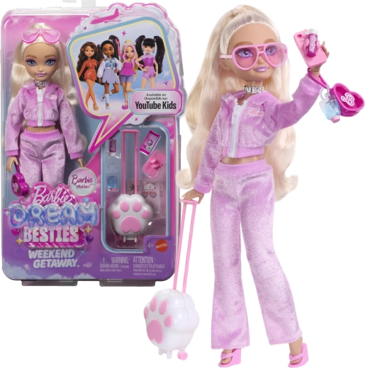 Barbie Dream Besties Barbie „Malibu“ fuga del weekend – bambola alla moda con accessori