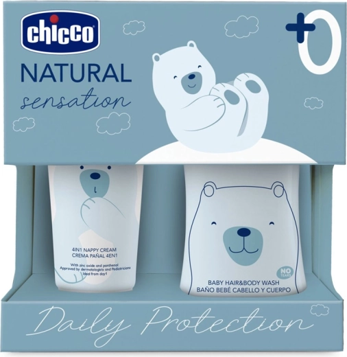 Chicco set regalo Natural Sensation Daily Protection per neonati