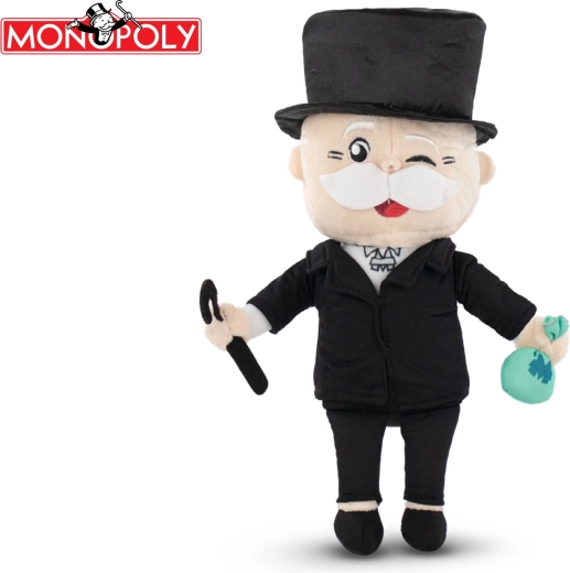 Monopoly Mr. Monopoly peluche 31 cm (dalla nascita)