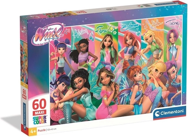 Puzzle Clementoni SuperColor Maxi Winx Club 60 pezzi