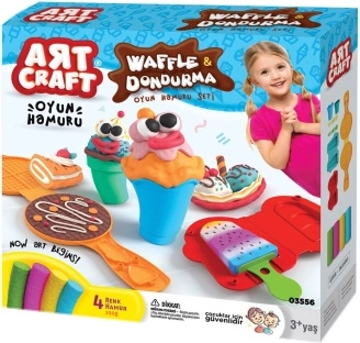 Art Craft set per modellare waffle e gelato 200 g