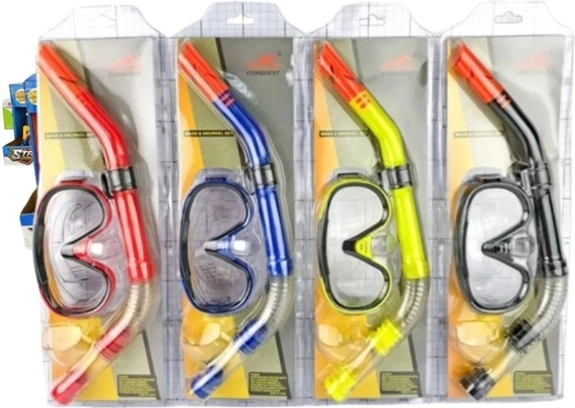 Set maschera subacquea e boccaglio per snorkeling
