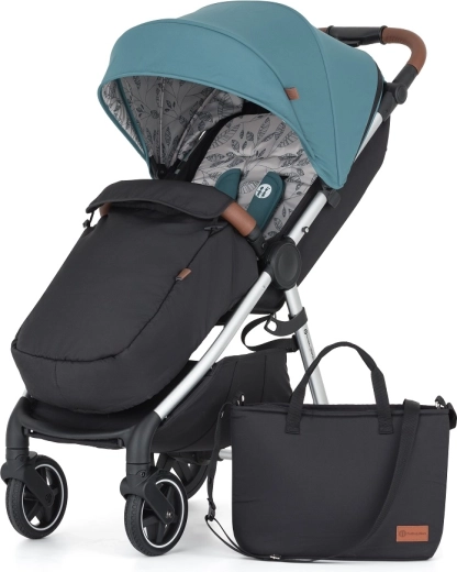Passeggino sportivo Petite&Mars Royal3 Silver Ocean Blue (telaio silver, capotta blu oceano)