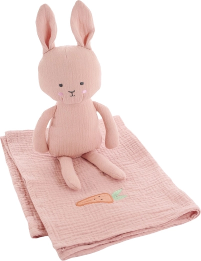 Jabadabado set regalo con coniglietto e copertina rosa