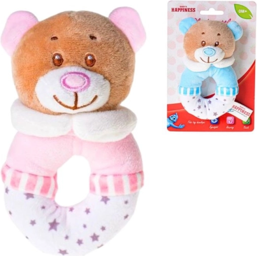 Sonaglio di peluche orsetto – 2 colori