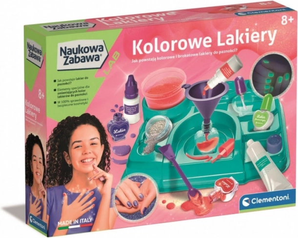 Clementoni set creativo per creare smalti per unghie per bambini