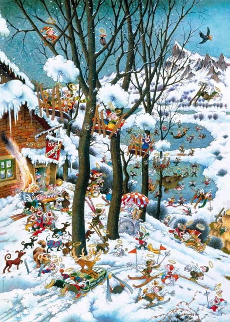 Puzzle Paradiso in inverno 1000 pezzi