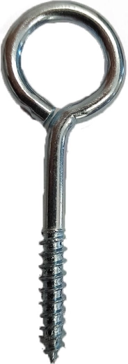 Occhiello chiuso con filetto, zincato, 20 × 10 × 3 mm (400 pz)