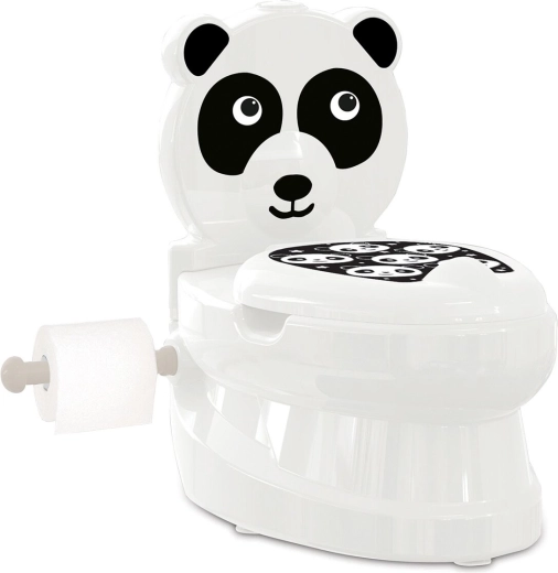 Vasino per bambini JAMARA Panda con suono dello scarico e portarotolo