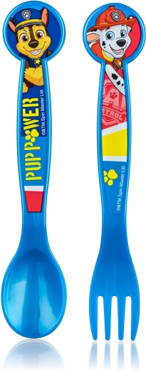 Posate per bambini in plastica PATROLA, set da 2 pezzi