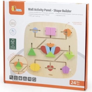 Gioco da parete in legno per creare blocchi