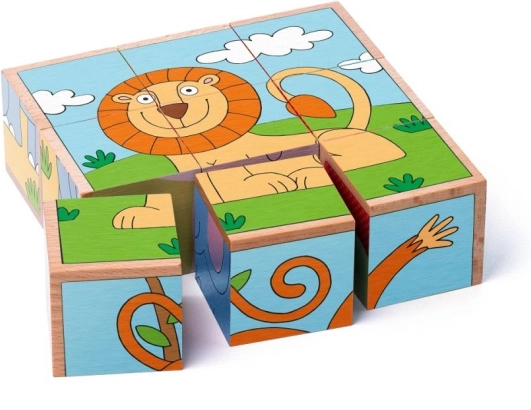Cubi puzzle animali esotici