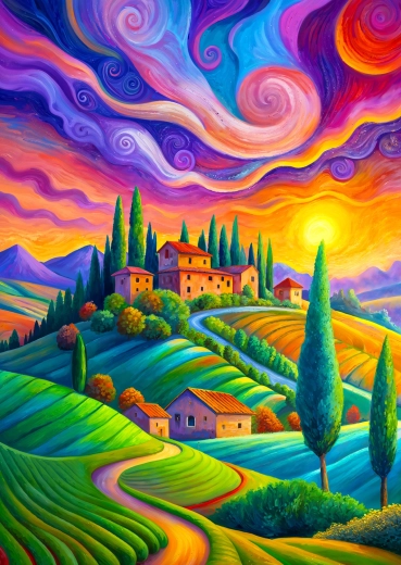 Enjoy Puzzle Luce toscana 1000 pezzi