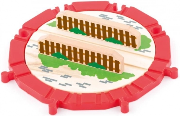 Grande piattaforma premium per ferrovia in legno