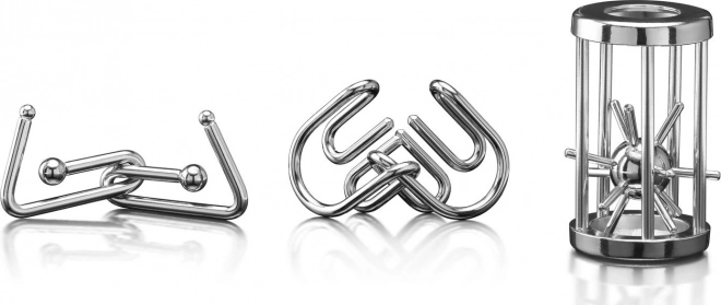 Set di 3 rompicapi in metallo POPULAR