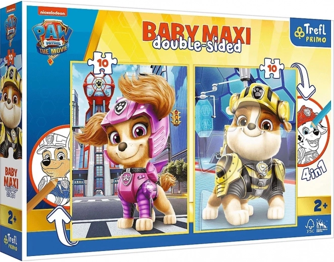 Puzzle per bambini Baby Maxi 2×10 a doppia faccia – PAW Patrol Allegra squadra